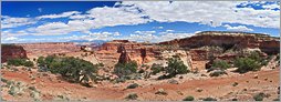 Canyonlands NP - Buck Canyon en vue panoramique  (CANON 5D + EF 24mm L)