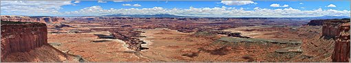 Canyonlands NP - Grand View Point en vue panoramique  (CANON 5D + EF 50mm)