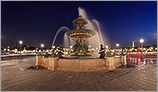 Fontaine de la place de la Concorde de nuit (CANON 20D + EF 17-40 L)