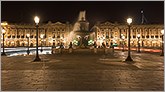 Fontaine de la place de la Concorde de nuit (CANON 20D + EF 17-40 L)