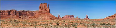 Monument Valley - Navajo Tribal Park - panomarique réalisé avec CANON 5D + EF 100 macro F2,8