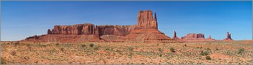 Monument Valley - Navajo Tribal Park - panomarique réalisé avec CANON 5D + EF 100 macro F2,8