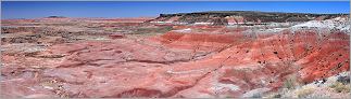 Petrified Forest National Park - Painted Desert en vue panoramique (Ouest USA) CANON 5D + EF 50mm F1,4 USM