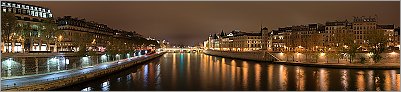 La Seine - Quai de la Mégisserie - Pont au Change - Quai de la Conciergerie - PARIS (CANON 5D + EF 16-35mm F2,8 L II USM)