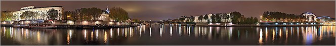 La Seine - Quai de Conti - Pont des Arts - Quai du Louvre - PARIS (CANON 5D + EF 50mm F1,4 USM)