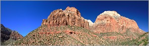 Zion National Park en panoramique (CANON 5D +EF 24mm L)